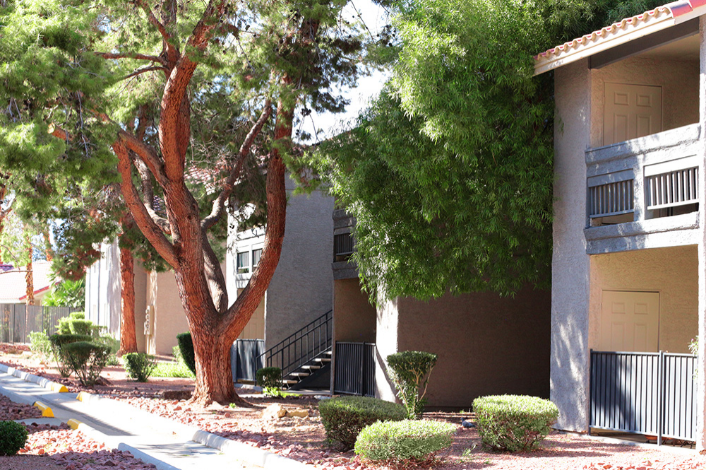This Exteriors 11 photo can be viewed in person at the Silver Palms Apartments, so make a reservation and stop in today.