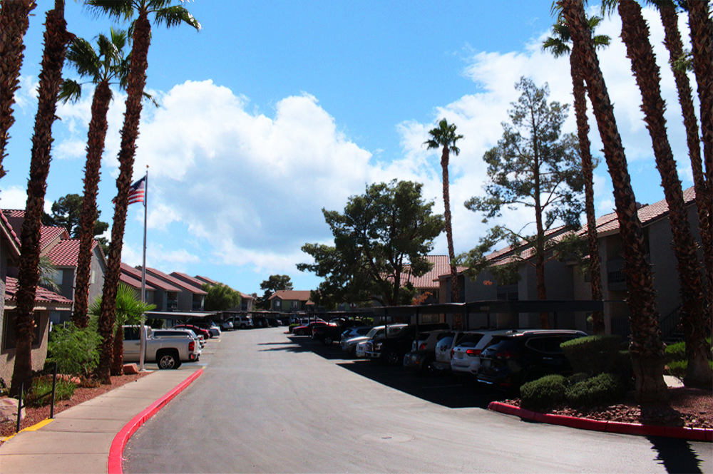 This image is the visual representation of Exteriors 7 in Silver Palms Apartments.